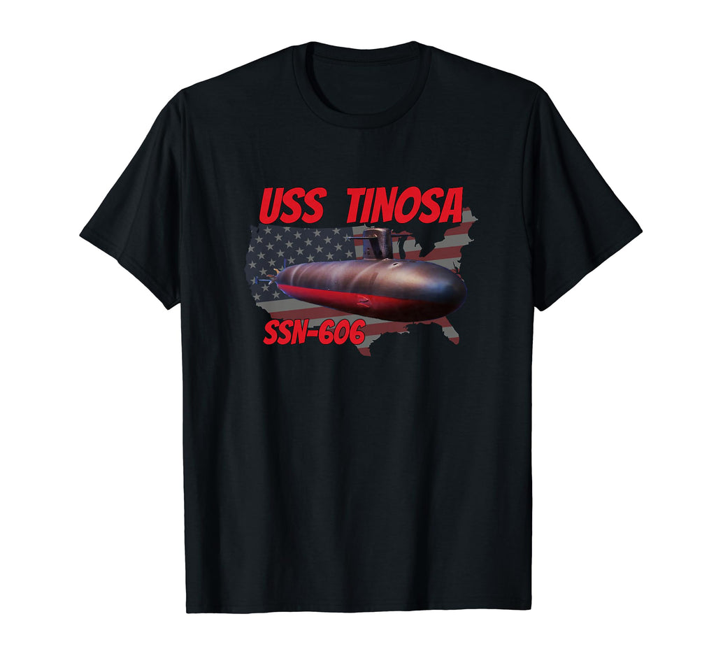 Uss Tinosa Ssn 606 Submarine Veterans T-Shirt - Novelty Apparel Men Women - T-Shirt, Sweatshirt, Hoodie