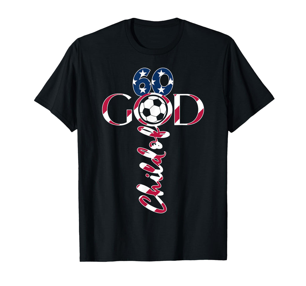Jesus 60 Years Child God Soccer 60Th T-Shirt - Custom Art Print Unisex - T-Shirt, Sweatshirt, Hoodie