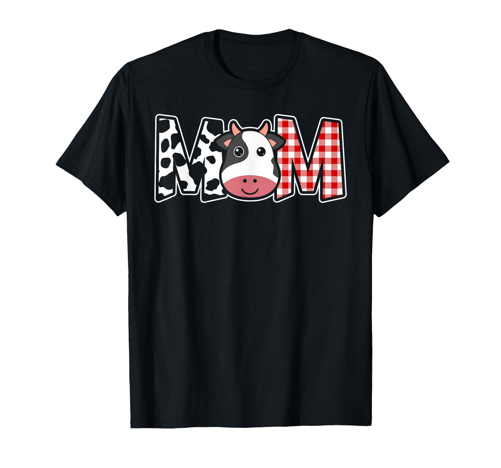 Cow Mom Or Dad Birthday Farm Birthday T-Shirt - Custom Art Print Unisex - T-Shirt, Sweatshirt, Hoodie