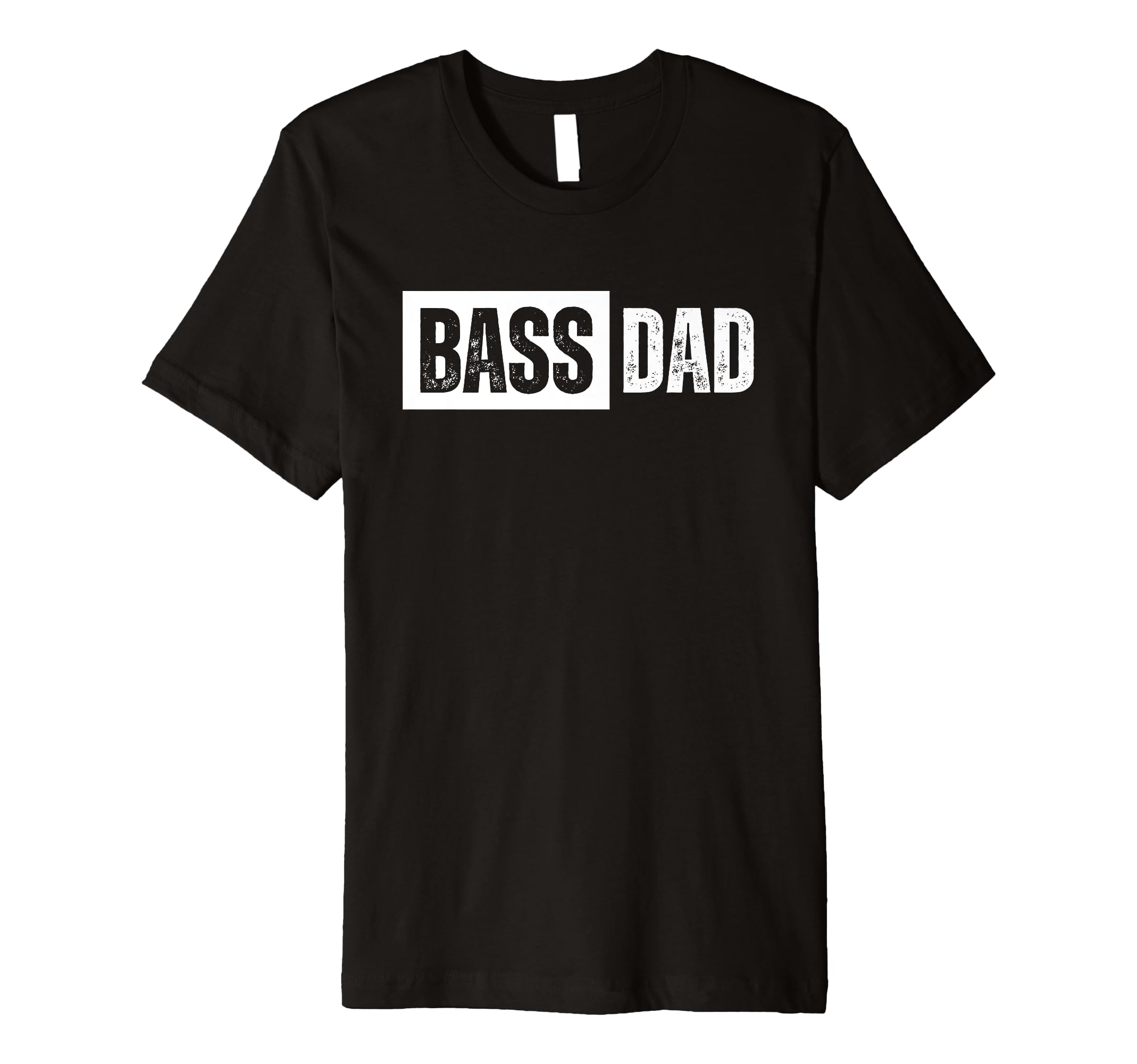 Mens Bass Dad Musician Distressed T-Shirt - Unique Graphic Men Women - T-Shirt, Sweatshirt, Hoodie