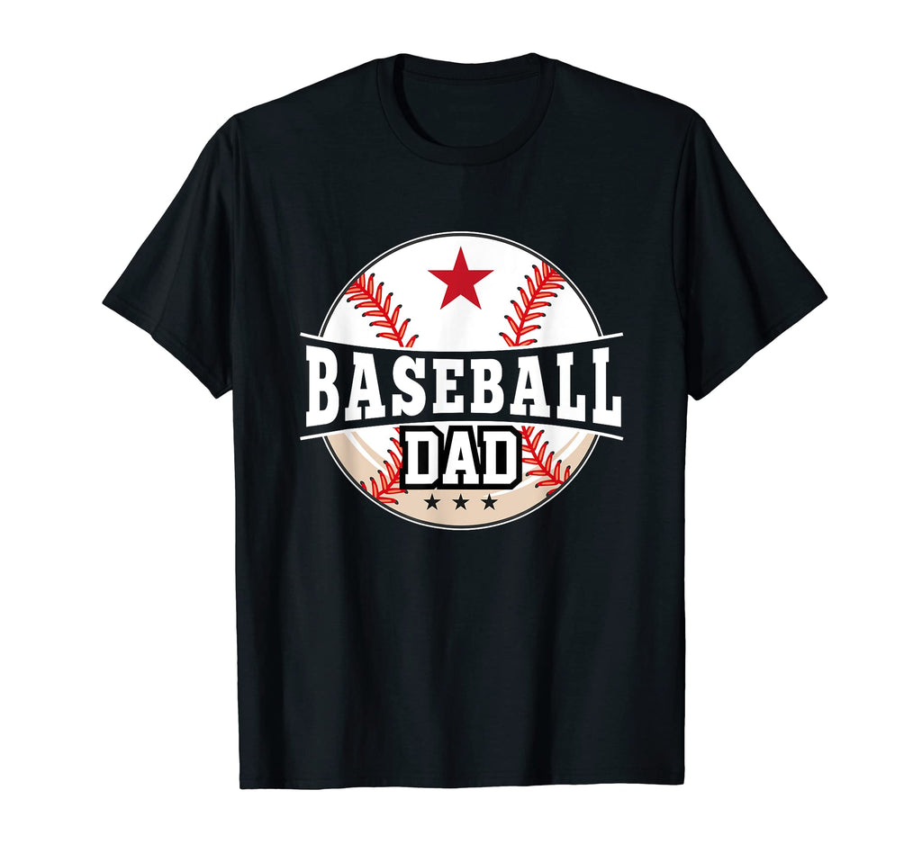 Mens Baseball Dad Dad Fathers Day T-Shirt - Graphic Print Men Women - T-Shirt, Sweatshirt, Hoodie