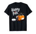 Kitten Happy Pills Funny Cat Joke T-Shirt - Casual Everyday Wear Unisex - T-Shirt, Sweatshirt, Hoodie