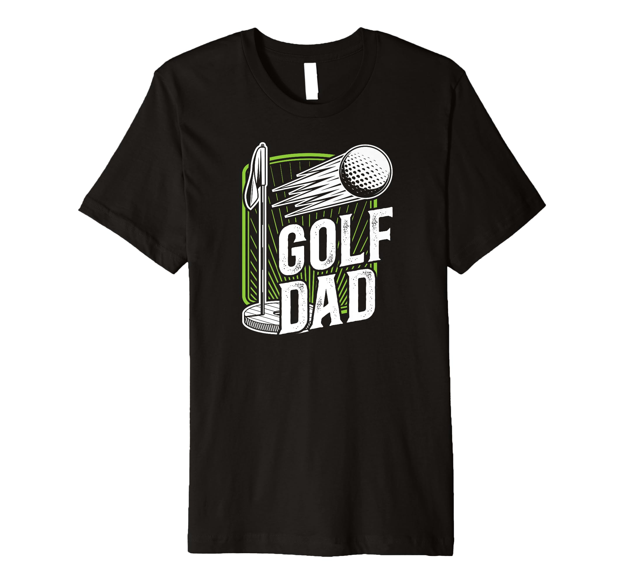 Mens Golf Dad Golf Player Dad Golf T-Shirt - Custom Art Print for Adults - T-Shirt, Sweatshirt, Hoodie