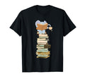 Kawaii Elephant Books Coffee Tea Gift T-Shirt - Graphic Print for Adults - T-Shirt, Sweatshirt, Hoodie