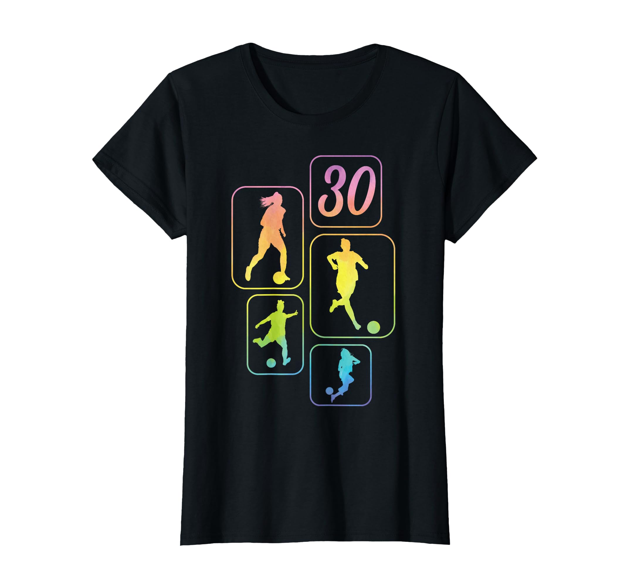 30Th Birthday Soccer Player Football 30 T-Shirt - Novelty Apparel Unisex - T-Shirt, Sweatshirt, Hoodie