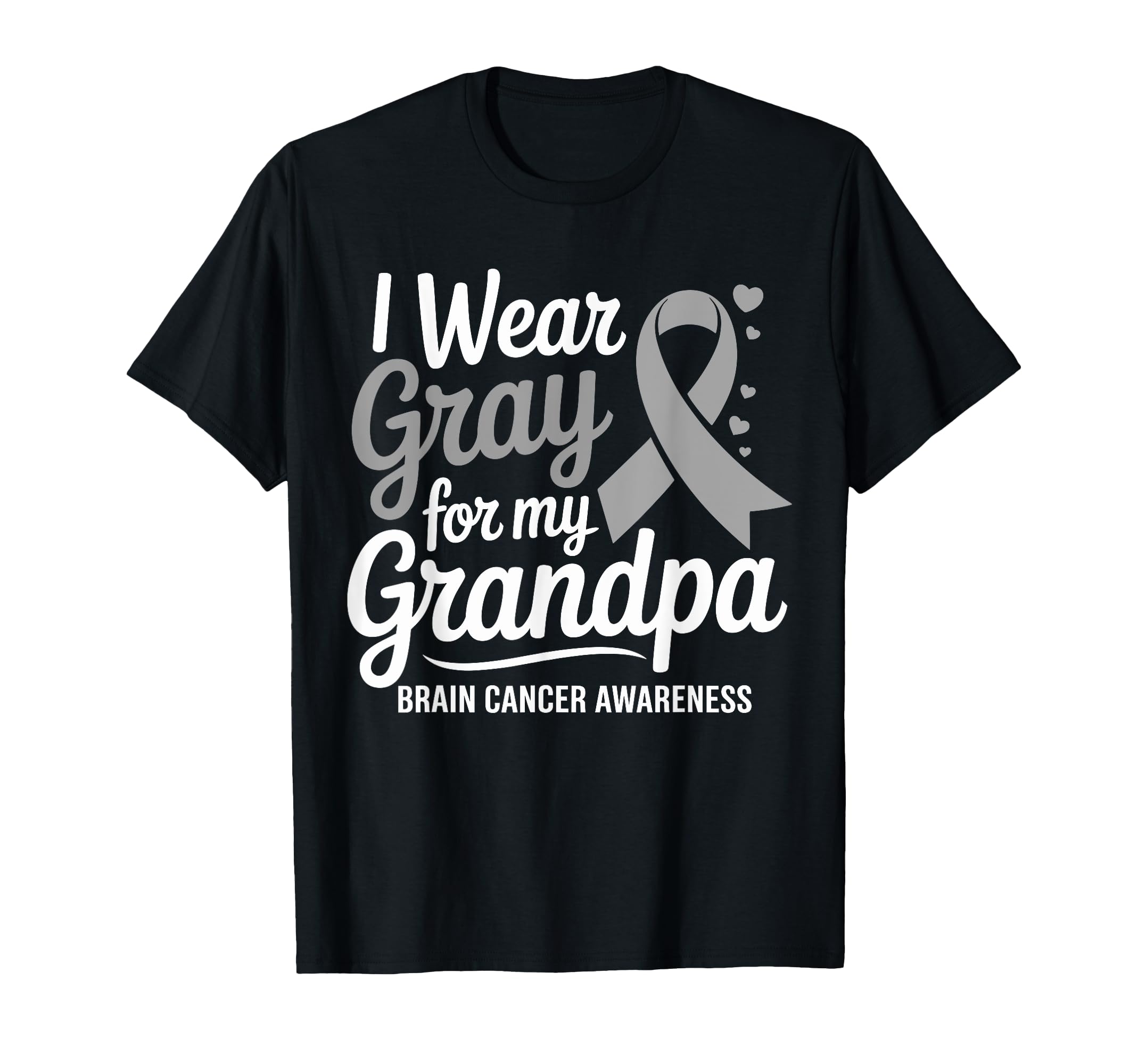 I Wear Gray My Grandpa Brain T-Shirt - Casual Everyday Wear for Adults - T-Shirt, Sweatshirt, Hoodie
