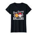 Busy Raising Ballers Leopard Baseball T-Shirt - Novelty Apparel Unisex - T-Shirt, Sweatshirt, Hoodie