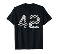 Fun 42Nd Birthday Soccer Themed 42 Year T-Shirt - Minimalist Print Unisex - T-Shirt, Sweatshirt, Hoodie