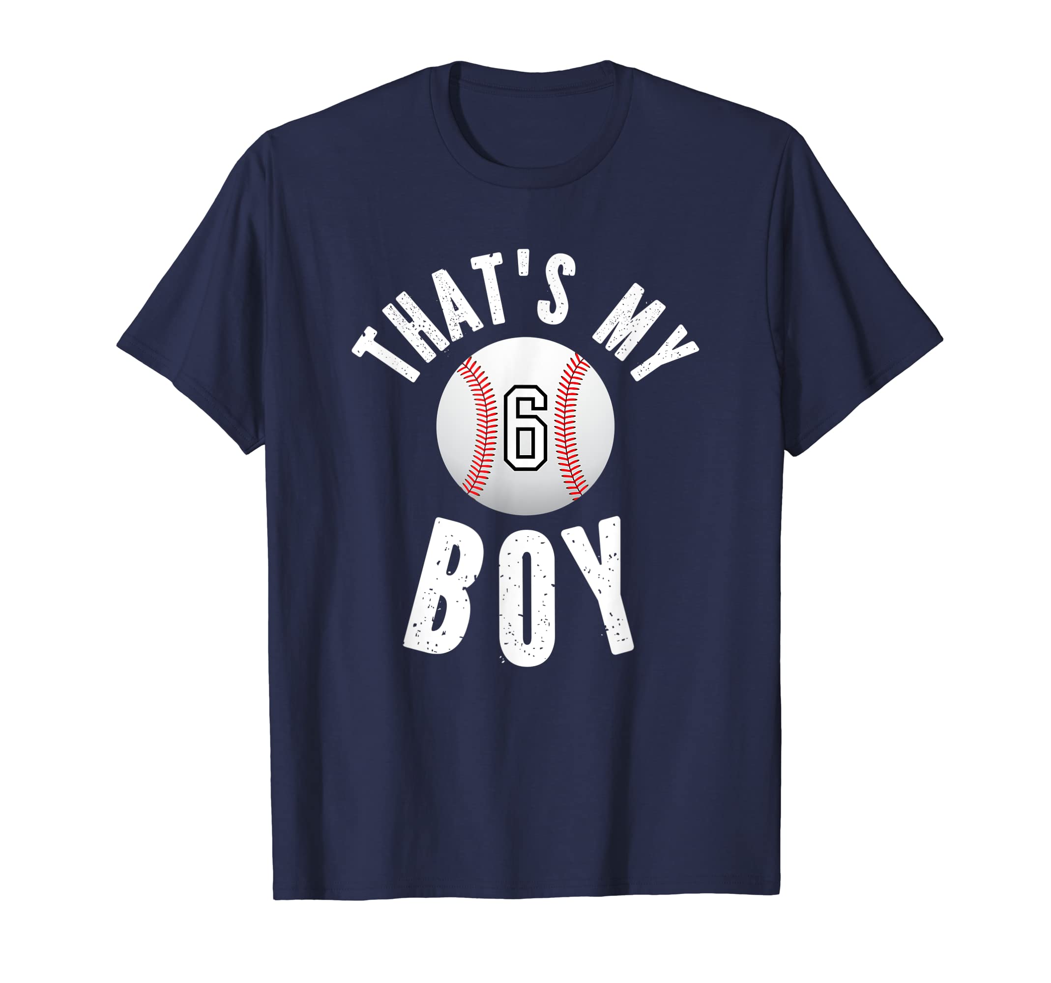 Thats My Baseball Jersey Number 6 Mom T-Shirt - Aesthetic Graphic Unisex - T-Shirt, Sweatshirt, Hoodie
