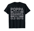 Poppa Grandpa From Grandkids Fathers T-Shirt - Streetwear Style for Adults - T-Shirt, Sweatshirt, Hoodie