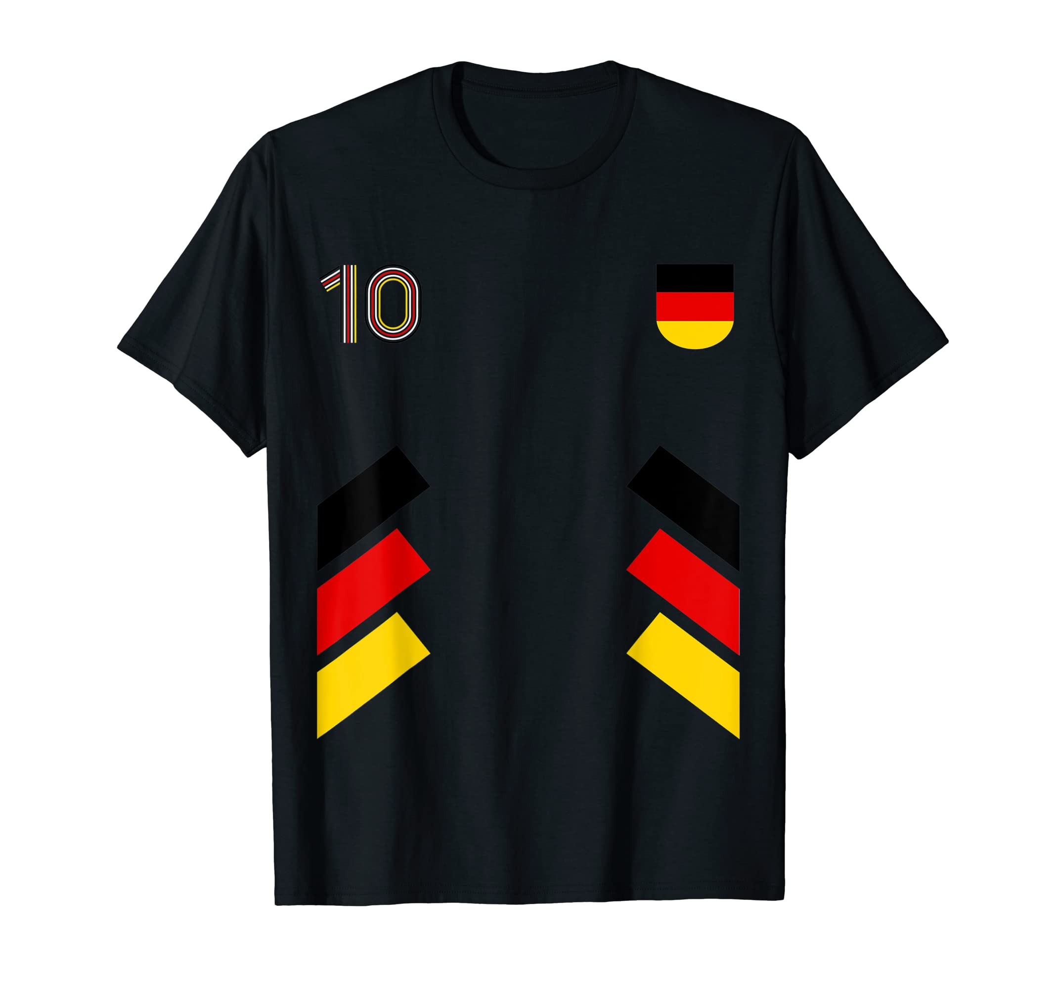 Retro10 Germany Football Germany Soccer T-Shirt - Unique Graphic Unisex - T-Shirt, Sweatshirt, Hoodie