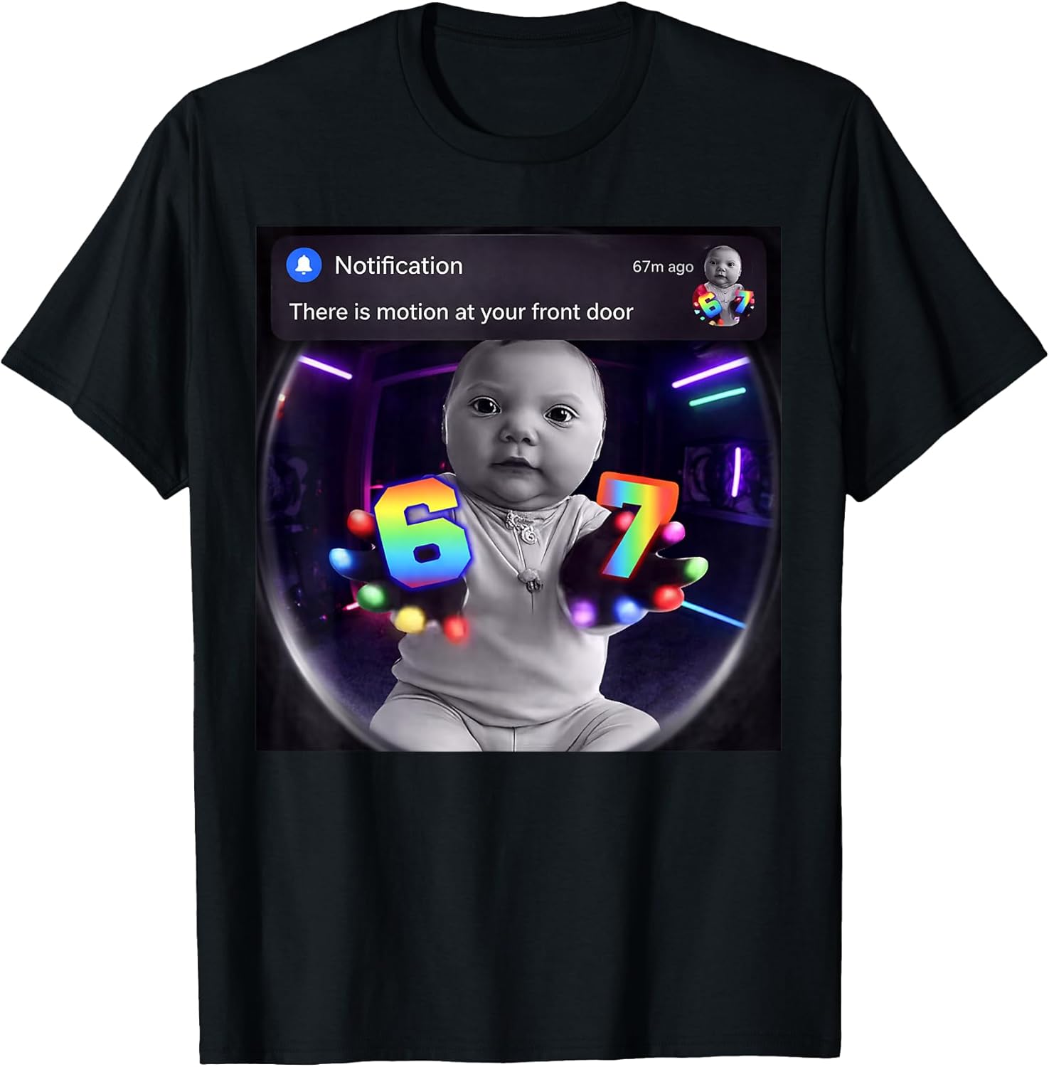 Laughing Ai Baby with Motion Meme - Adult & Kids T-Shirts, Sweatshirts & Hoodies apparel design preview 1