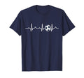 Heartbeat Soccer Lover Soccer Fans T-Shirt - Custom Art Print Men Women - T-Shirt, Sweatshirt, Hoodie