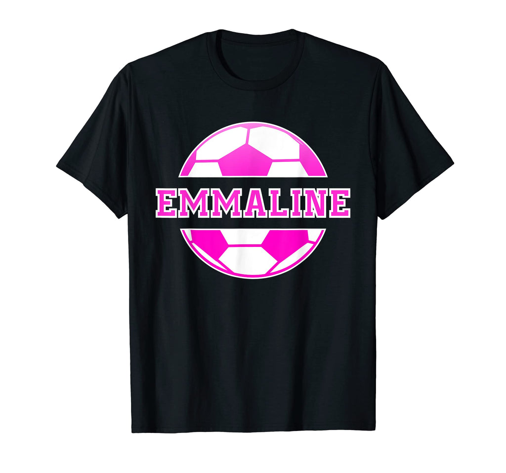 Emmaline Name Soccer Play Football T-Shirt - Casual Everyday Wear Unisex - T-Shirt, Sweatshirt, Hoodie