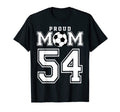 Number 54 Custom Proud Soccer Futbol T-Shirt - Custom Art Print Men Women - T-Shirt, Sweatshirt, Hoodie