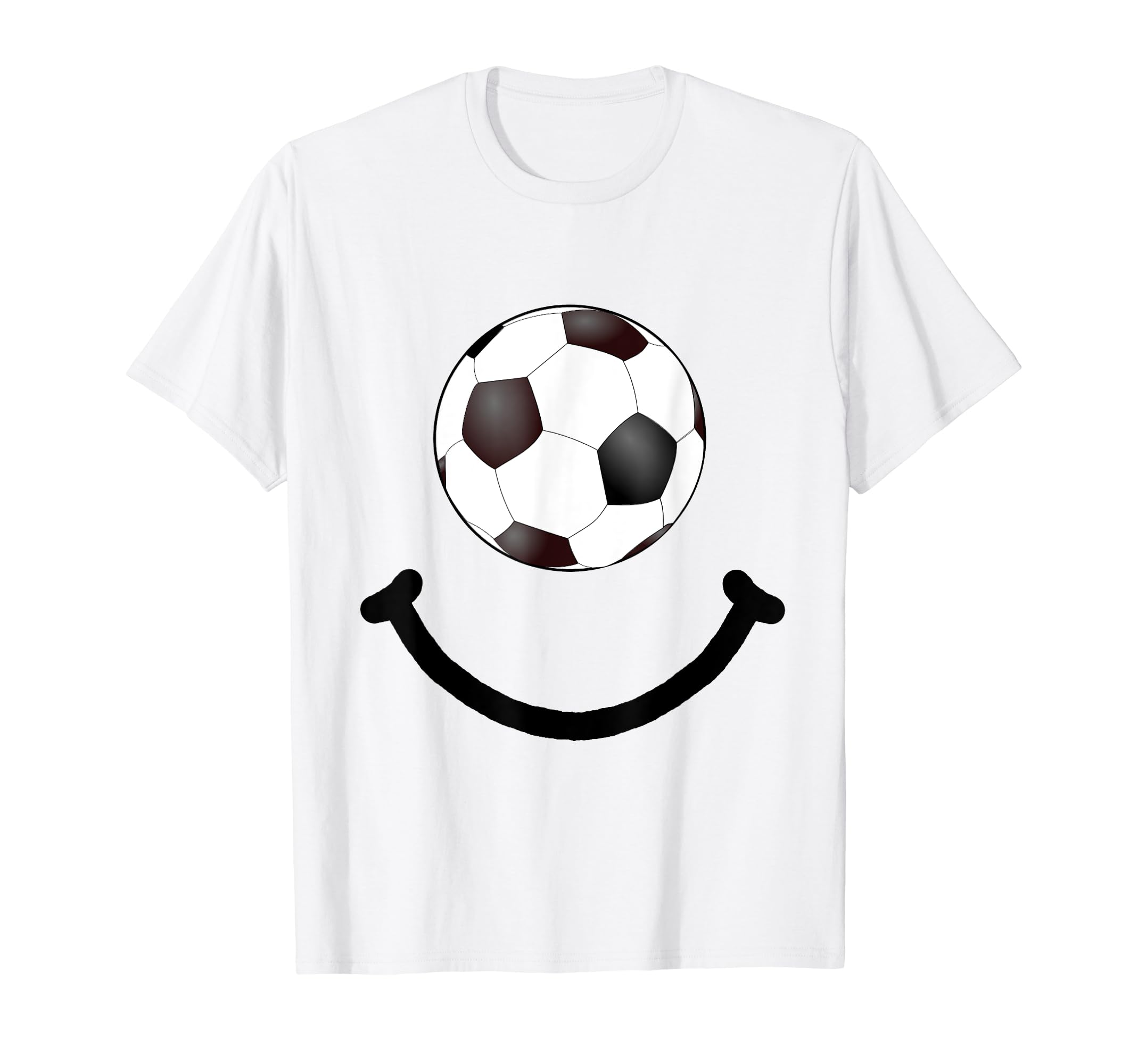 Soccer Smile Fan Happy T-Shirt - Fun Novelty Design for Adults - T-Shirt, Sweatshirt, Hoodie