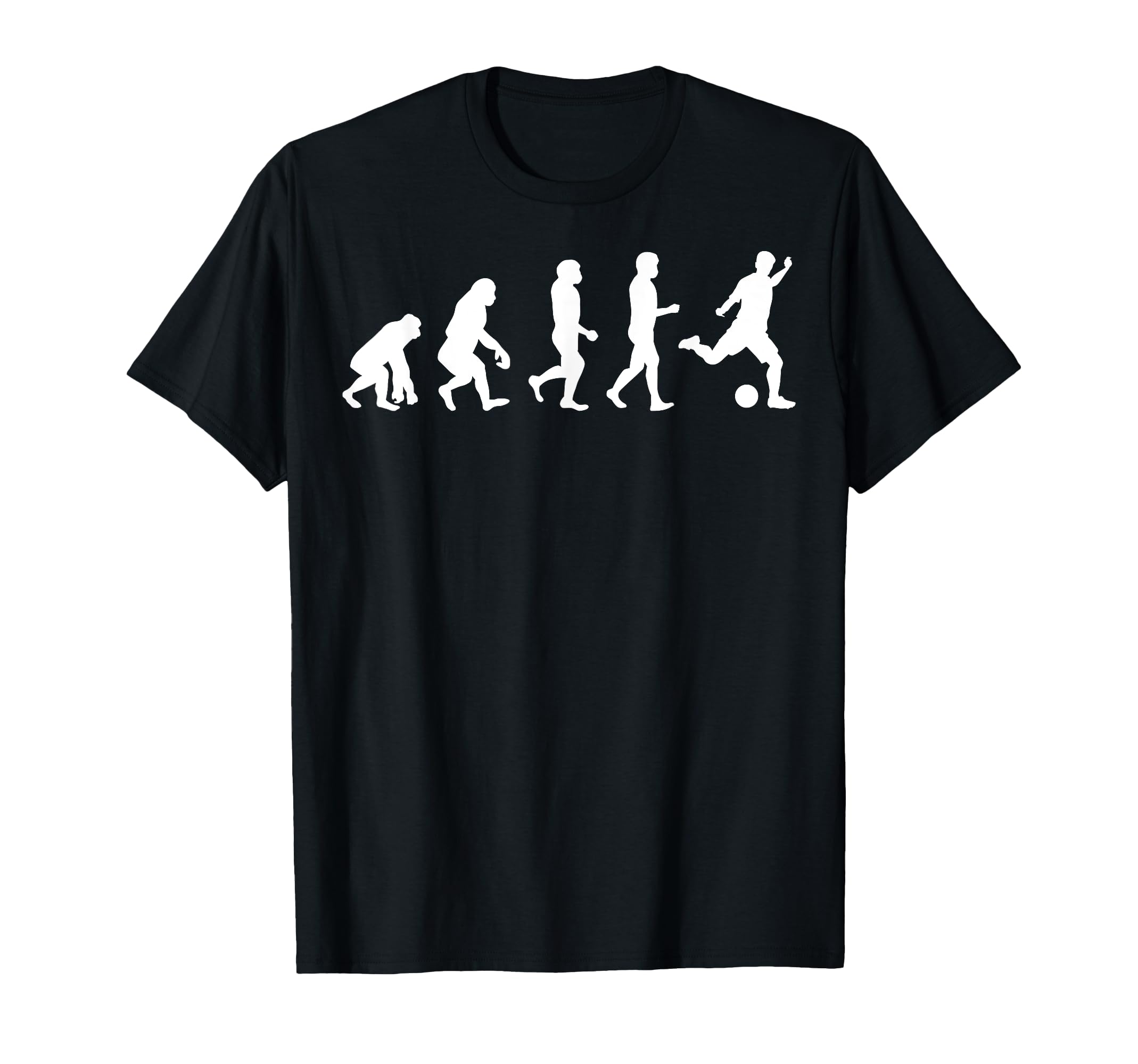 Funny Football Evolution Soccer T-Shirt - Streetwear Style for Adults - T-Shirt, Sweatshirt, Hoodie