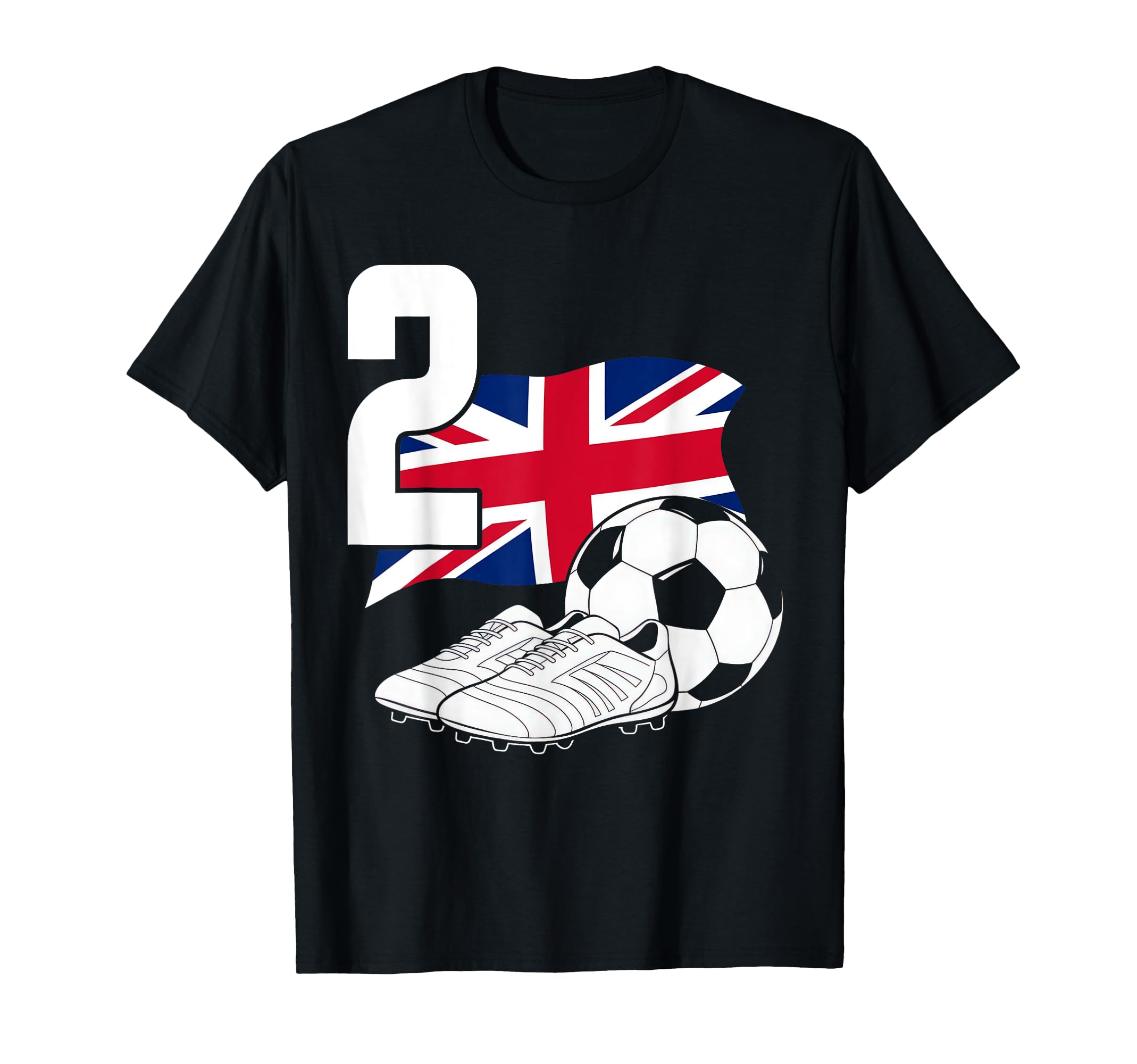 2 Soccer Birthday Gift Soccer Fan Sports T-Shirt - Trendy Graphic Unisex - T-Shirt, Sweatshirt, Hoodie