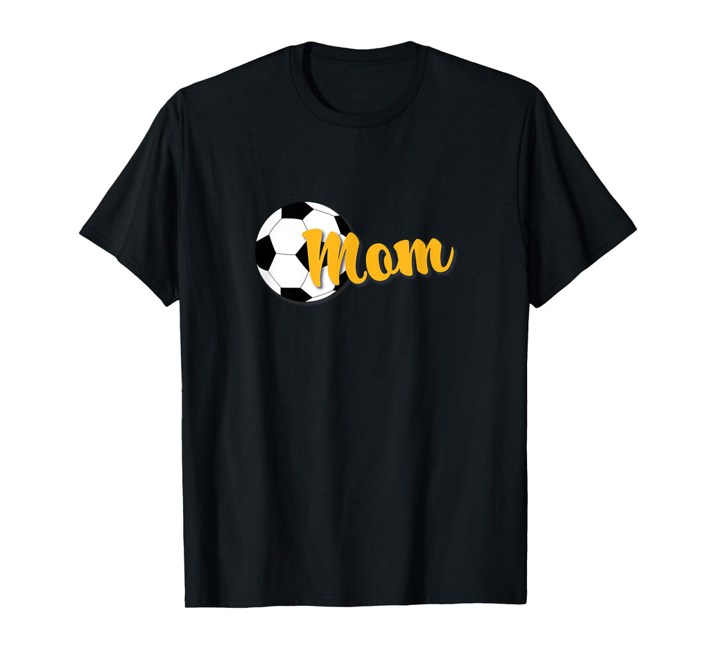 Soccer Mom Soccer Ball Gold T-Shirt - Minimalist Print for Adults - T-Shirt, Sweatshirt, Hoodie