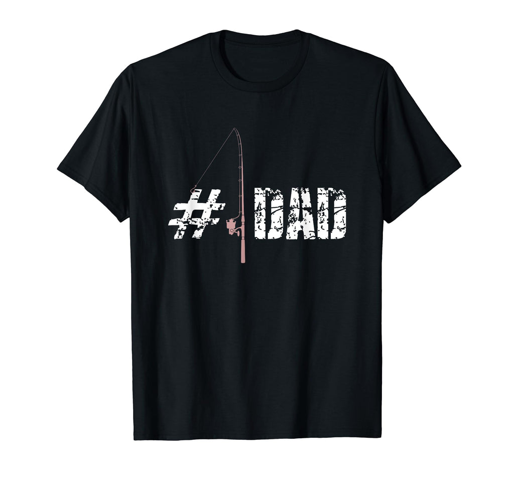 Fishing Dad Number 1 Fathers Day T-Shirt - Aesthetic Graphic Men Women - T-Shirt, Sweatshirt, Hoodie