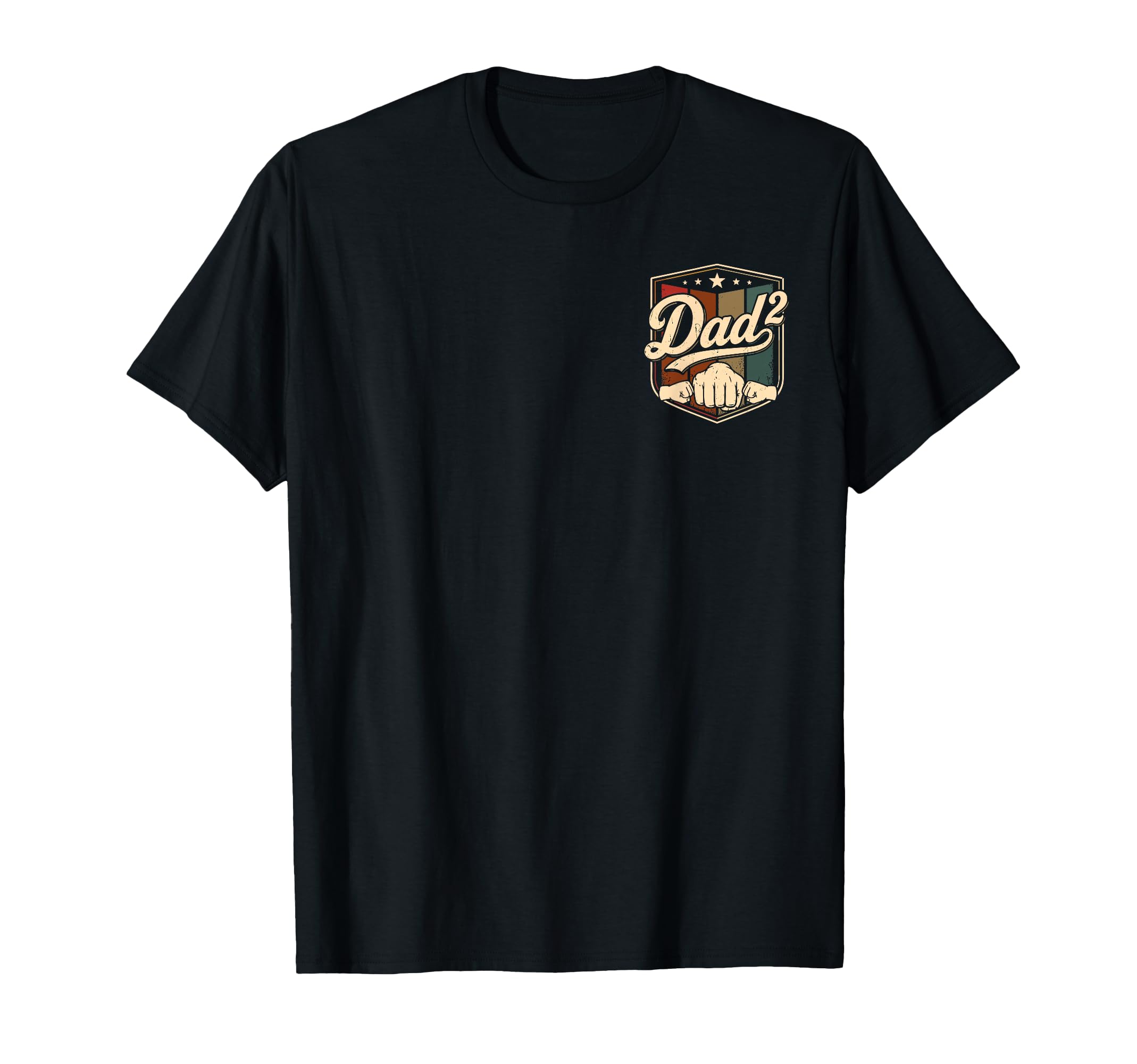Dad Two Promoted Second Time Daddy Squared T-Shirt - Unique Graphic Unisex - T-Shirt, Sweatshirt, Hoodie