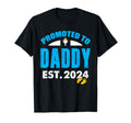 Soon To Be Daddy 2024 Funny Promoted To T-Shirt - Novelty Apparel Unisex - T-Shirt, Sweatshirt, Hoodie