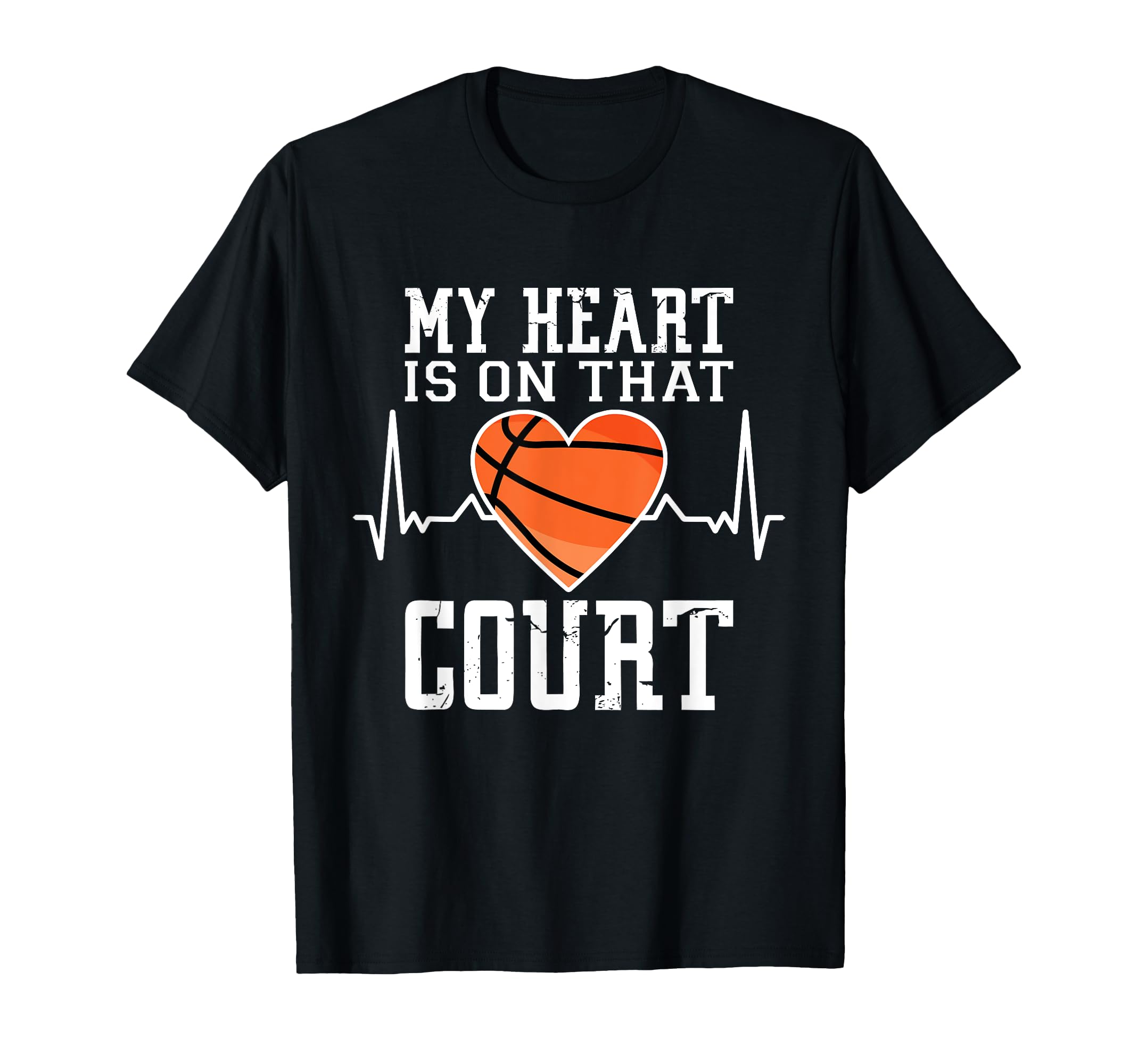 My Heart Is That Court T-Shirt - Casual Everyday Wear for Adults - T-Shirt, Sweatshirt, Hoodie