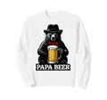Papa Beer Funny Dad Bear Drinking Sweatshirt - Streetwear Style for Adults - T-Shirt, Sweatshirt, Hoodie