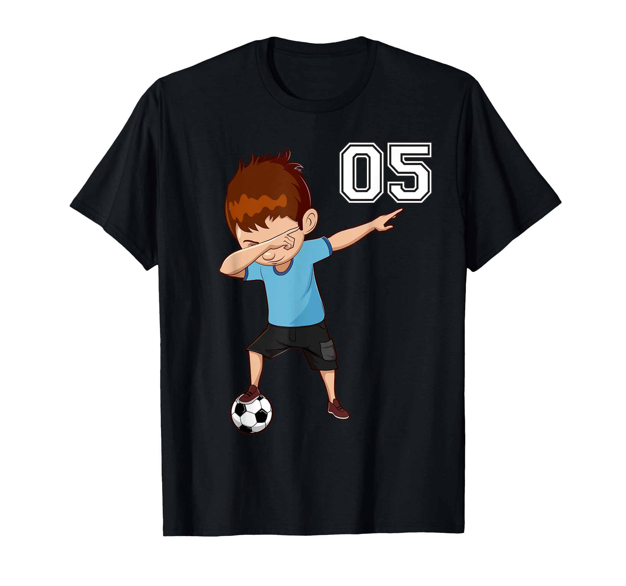 Soccer Funny Dabbing 5 Year Old T-Shirt - Fun Novelty Design Men Women - T-Shirt, Sweatshirt, Hoodie