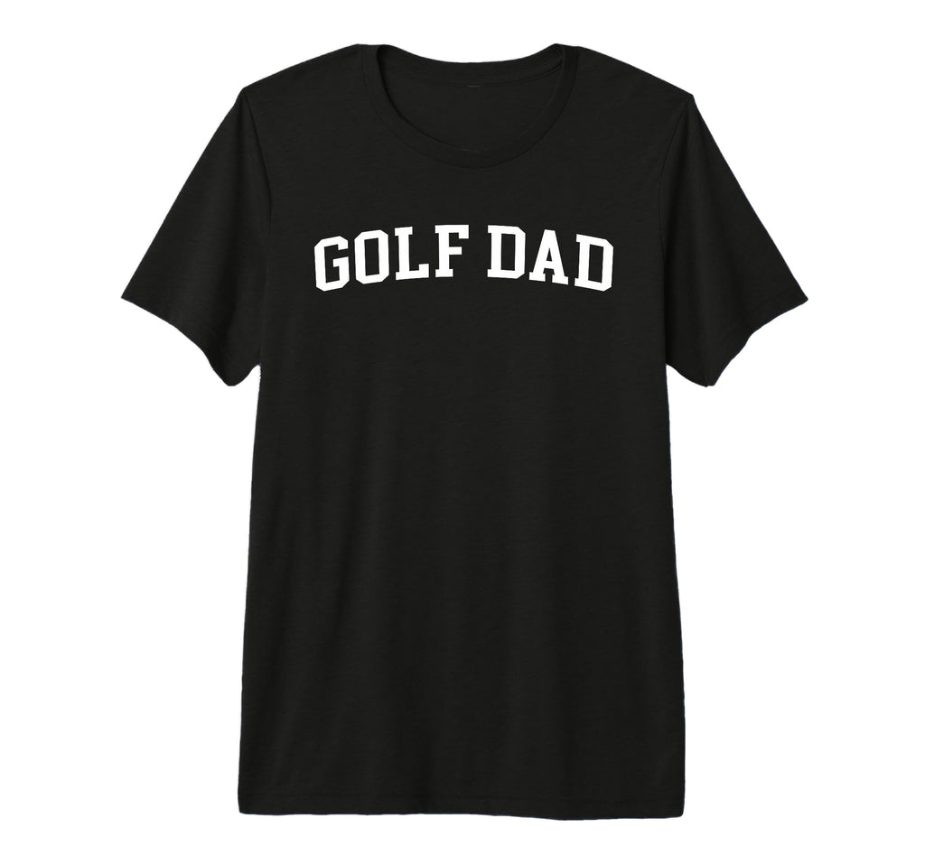 Golf Dad Tri Blend T-Shirt - Minimalist Print Unisex - T-Shirt, Sweatshirt, Hoodie