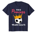 This Princess Wears Cleats Soccer T-Shirt - Graphic Print for Adults - T-Shirt, Sweatshirt, Hoodie