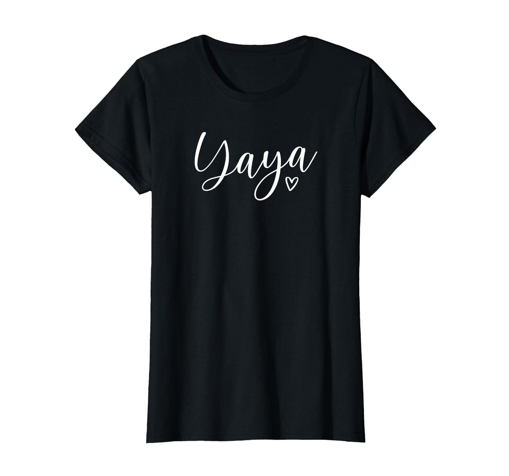Yaya Gifts Grandma Heart That Says Yaya T-Shirt - Trendy Graphic Men Women - T-Shirt, Sweatshirt, Hoodie