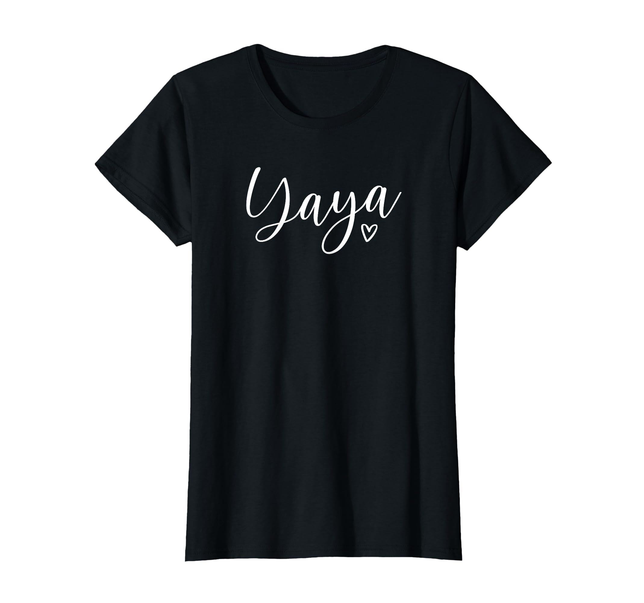 Yaya Gifts Grandma Heart That Says Yaya T-Shirt - Trendy Graphic Men Women - T-Shirt, Sweatshirt, Hoodie