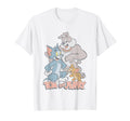 Tom And Jerry Pastel Pals Group Shot T-Shirt - Fun Novelty Design Men Women - T-Shirt, Sweatshirt, Hoodie