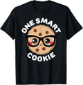 One Smart Cookie Cute Kawaii Style Pun Chocolate Chip - Adult & Kids T-Shirts, Sweatshirts & Hoodies apparel design preview 1