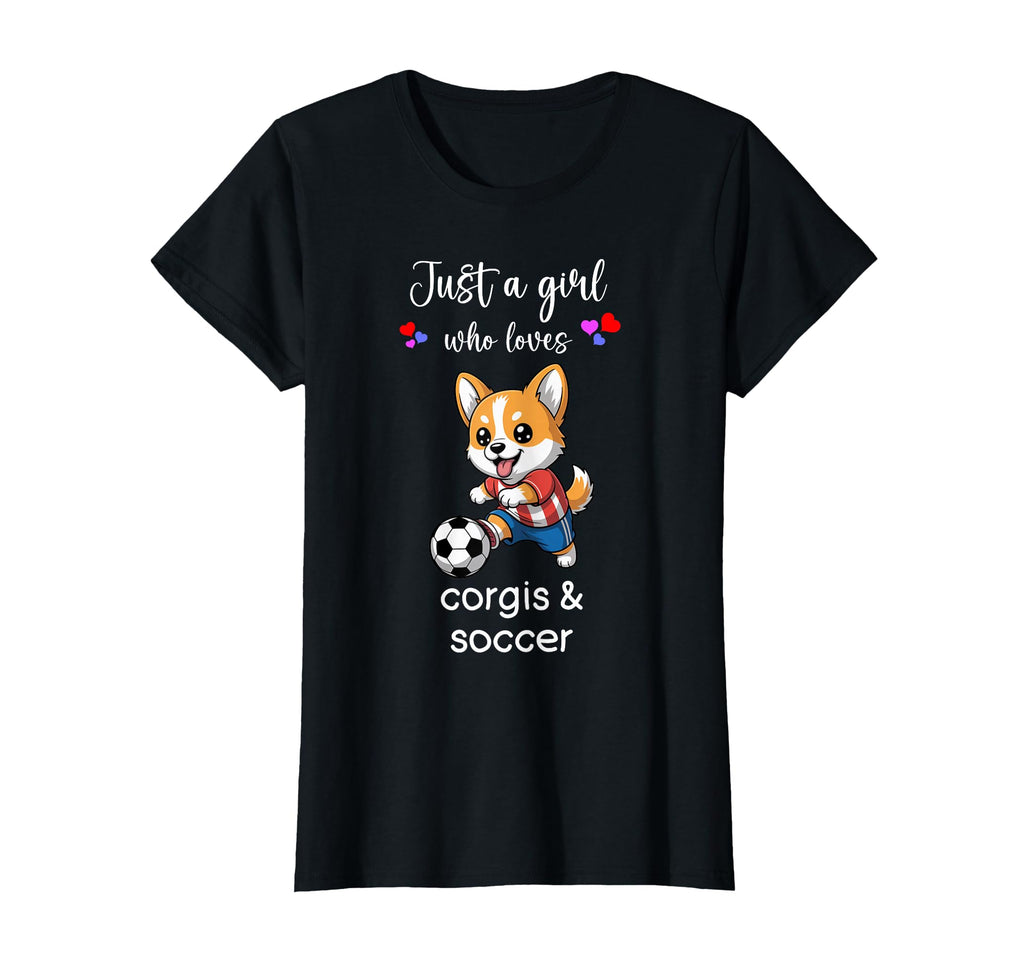 Corgi Soccer Corgi Soccer T-Shirt - Novelty Apparel Men Women - T-Shirt, Sweatshirt, Hoodie