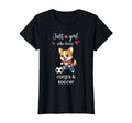 Corgi Soccer Corgi Soccer T-Shirt - Novelty Apparel Men Women - T-Shirt, Sweatshirt, Hoodie