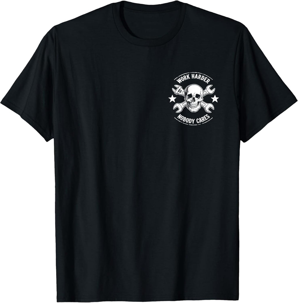 (2 Sides) Funny No One Owes You Sht Work Harder Men - Adult & Kids T-Shirts, Sweatshirts & Hoodies apparel design preview 1