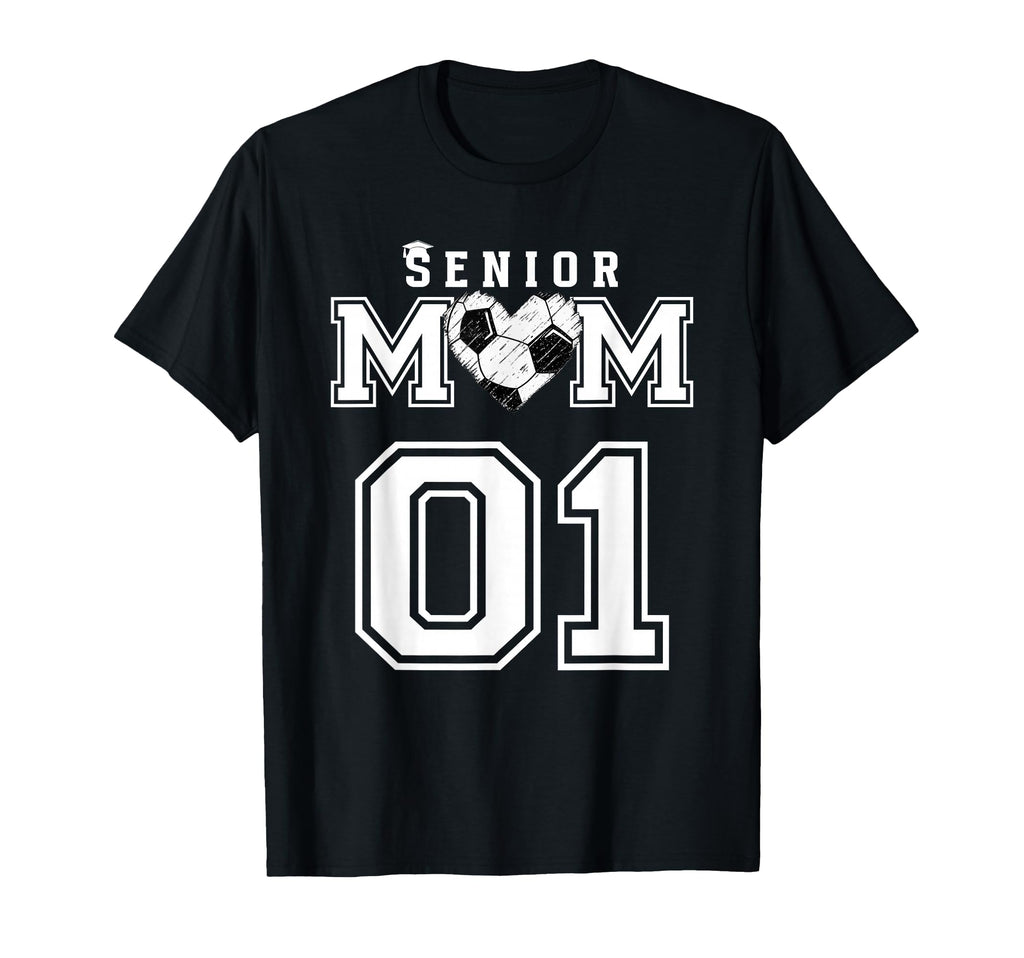 Proud Senior Soccer Mom Custom Jersey T-Shirt - Unique Graphic for Adults - T-Shirt, Sweatshirt, Hoodie