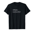 Offsides Definition Soccer Futbol T-Shirt - Minimalist Print for Adults - T-Shirt, Sweatshirt, Hoodie