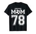 Number 78 Custom Proud Soccer T-Shirt - Casual Everyday Wear for Adults - T-Shirt, Sweatshirt, Hoodie