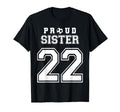 Number 22 Custom Proud Soccer Futbol T-Shirt - Trendy Graphic for Adults - T-Shirt, Sweatshirt, Hoodie