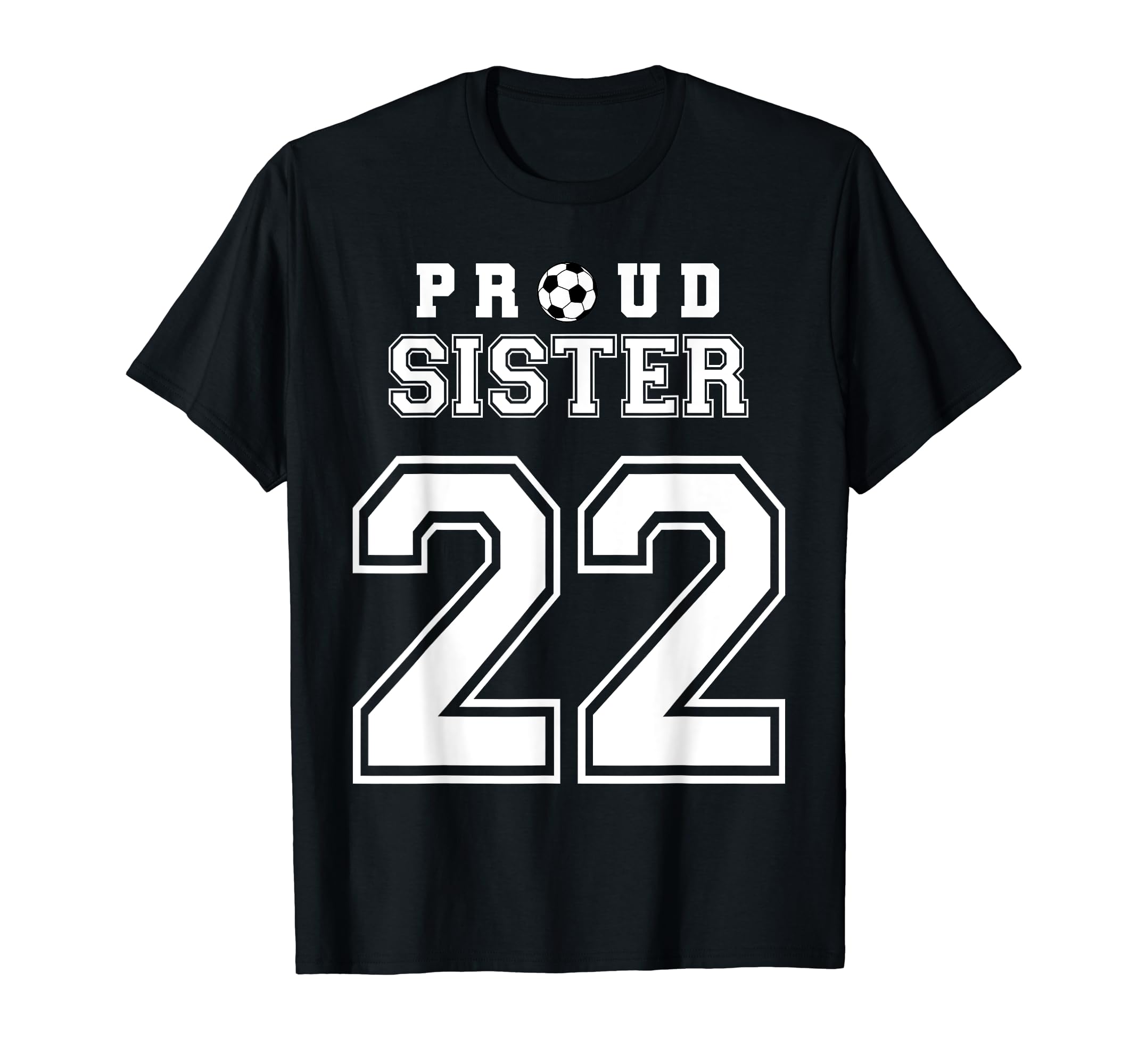 Number 22 Custom Proud Soccer Futbol T-Shirt - Trendy Graphic for Adults - T-Shirt, Sweatshirt, Hoodie