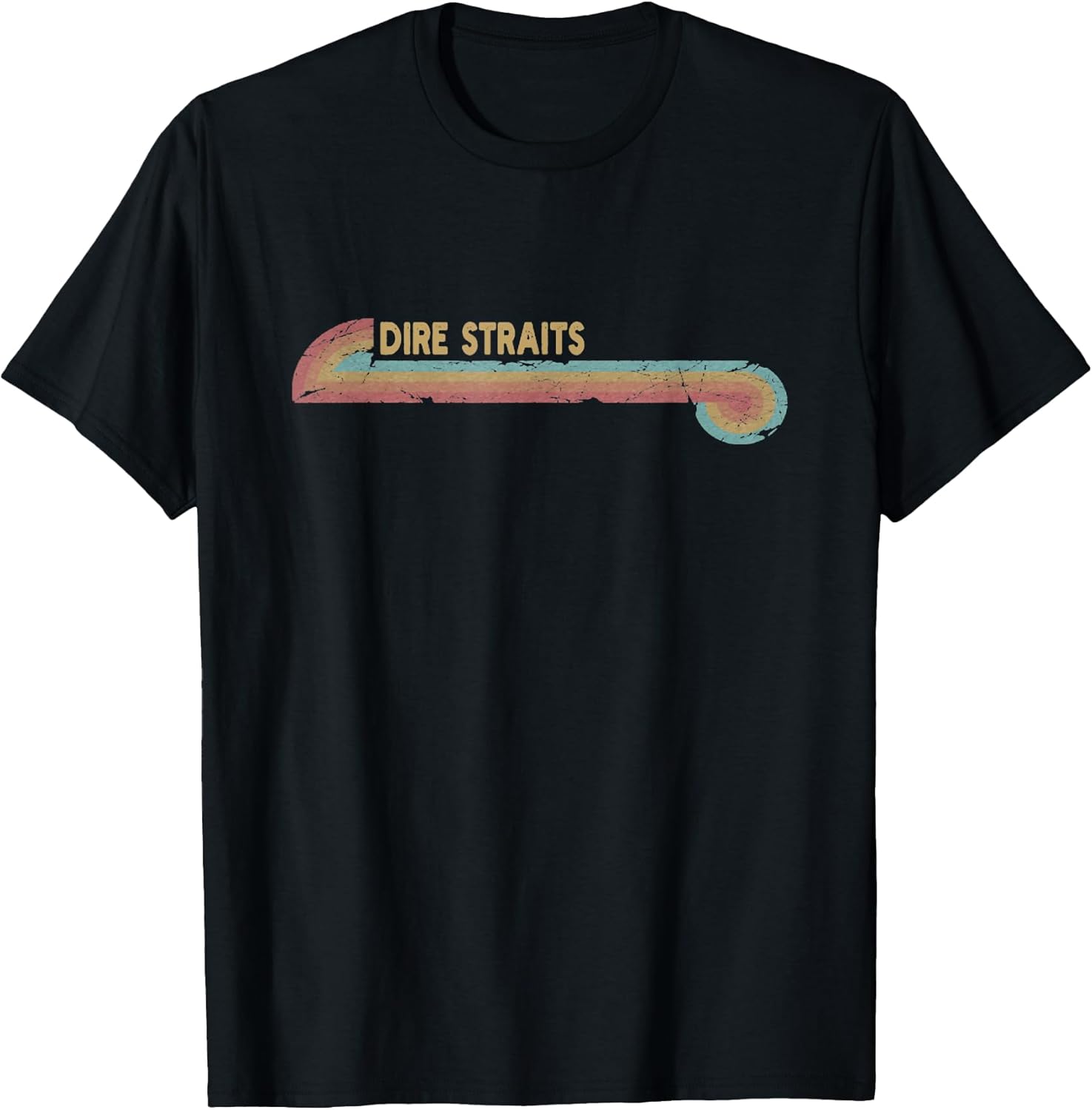 Vintage Retro Line Dire Straits Cassette Stripes - Adult & Kids T-Shirts, Sweatshirts & Hoodies apparel design preview 1