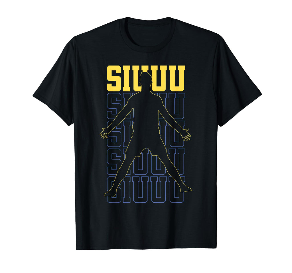 Siuuu Funny Soccer Football Soccer T-Shirt - Aesthetic Graphic Unisex - T-Shirt, Sweatshirt, Hoodie