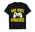 Dad Level Unlocked Gamer Dad Funny T-Shirt - Graphic Print for Adults - T-Shirt, Sweatshirt, Hoodie
