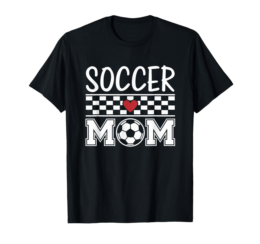 Groovy Soccer Mom Mother Soccer Mom T-Shirt - Graphic Print Unisex - T-Shirt, Sweatshirt, Hoodie