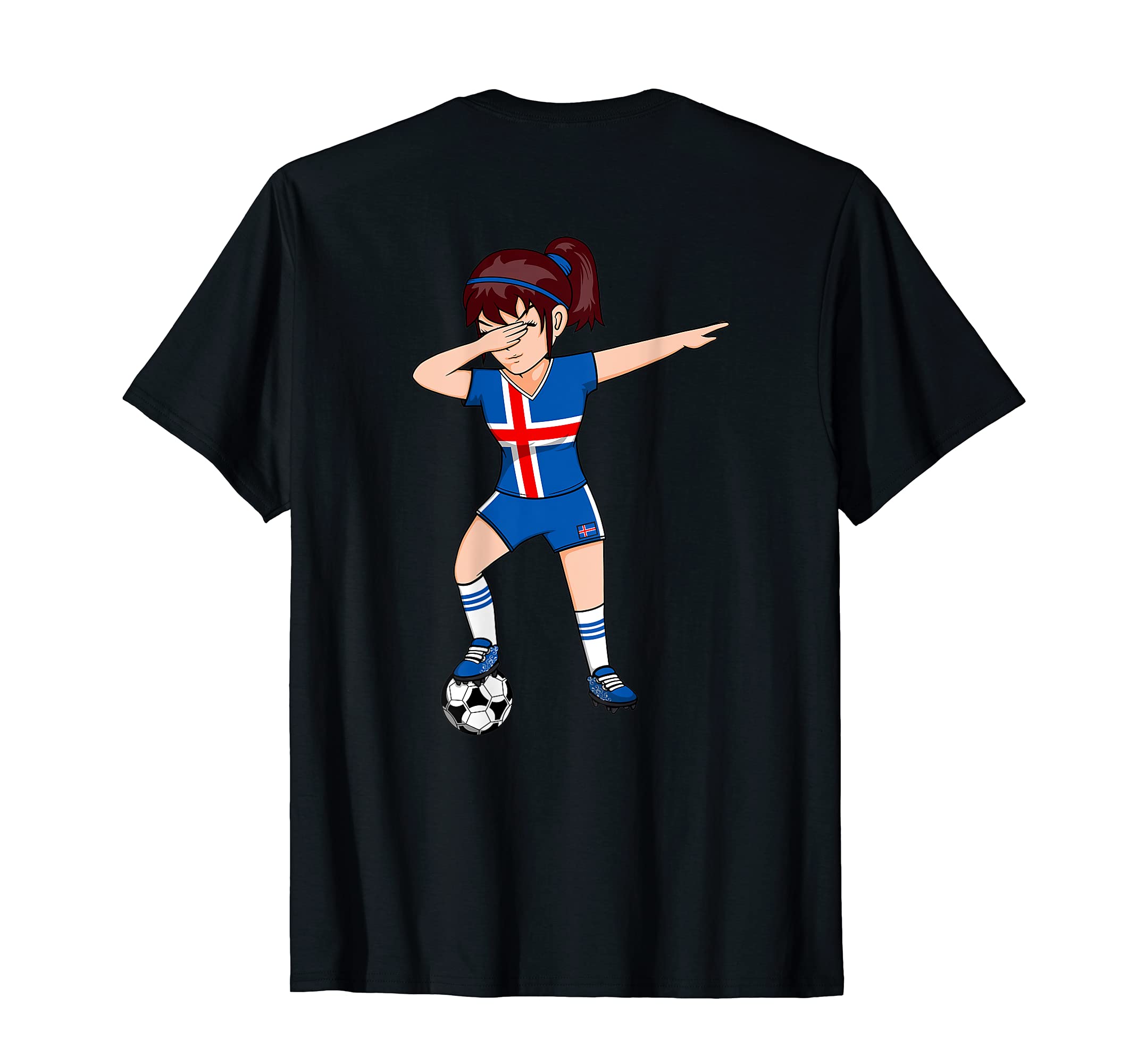 Dabbing Soccer Iceland Jersey T-Shirt - Fun Novelty Design Unisex - T-Shirt, Sweatshirt, Hoodie