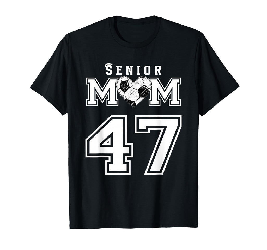 Proud Senior Soccer Mom Custom Jersey T-Shirt - Graphic Print for Adults - T-Shirt, Sweatshirt, Hoodie