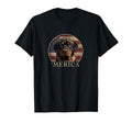 Rottie Dog Mom Dad Merica Rottweiler T-Shirt - Custom Art Print for Adults - T-Shirt, Sweatshirt, Hoodie